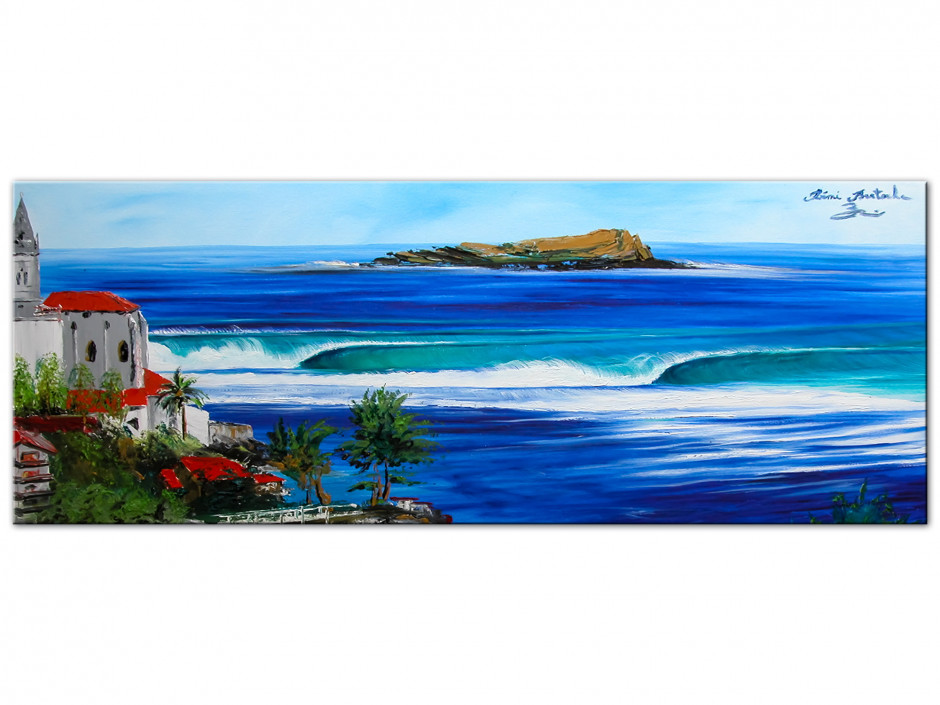 Tableau Rémi Bertoche reproduction sur Aluminium Mundaka