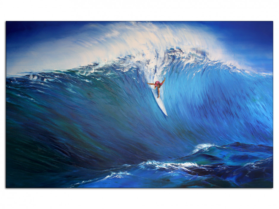 Tableau déco Aluminium Rémi Bertoche Classic Surfing