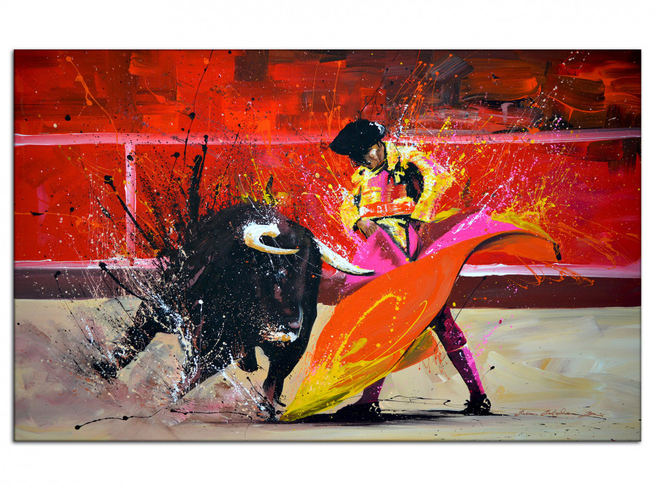 Reproduction peinture sur Aluminium Toro