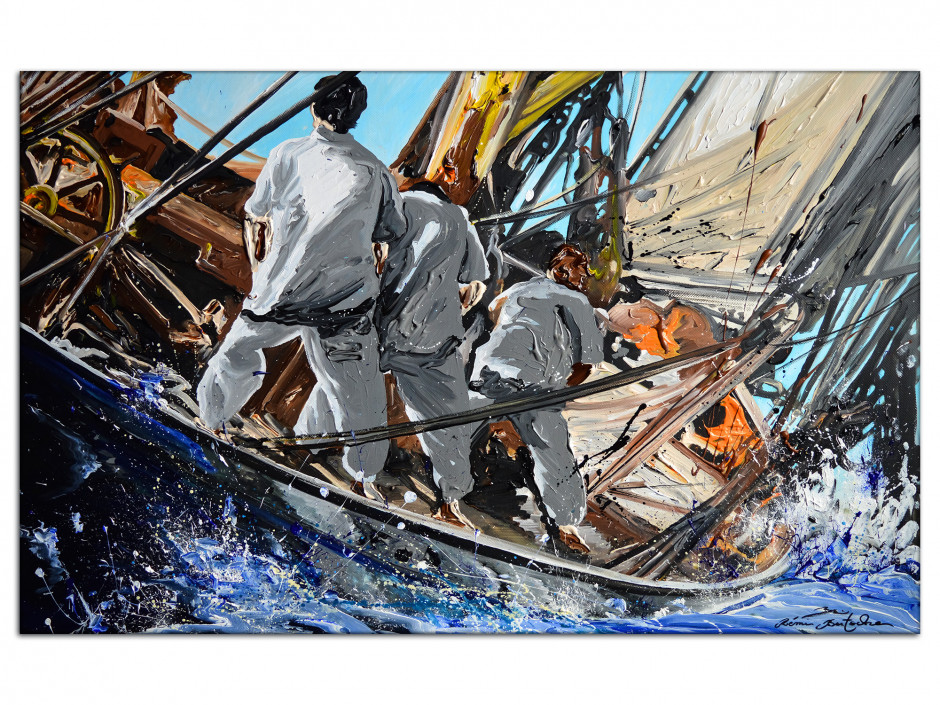 Tableau Rémi Bertoche reproduction sur Aluminium Old Race