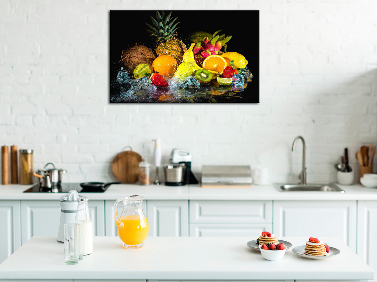 DECLINA Tableau Moderne Zen - Impression sur Toile décoration Murale Zen -  Déco Maison, Cuisine, Salon, Chambre Adulte - Orange 80x50 cm : :  Cuisine et Maison