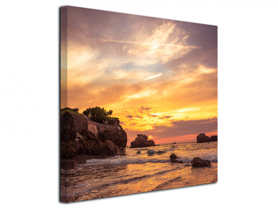 Tableau toile photographie paysage de Biarritz