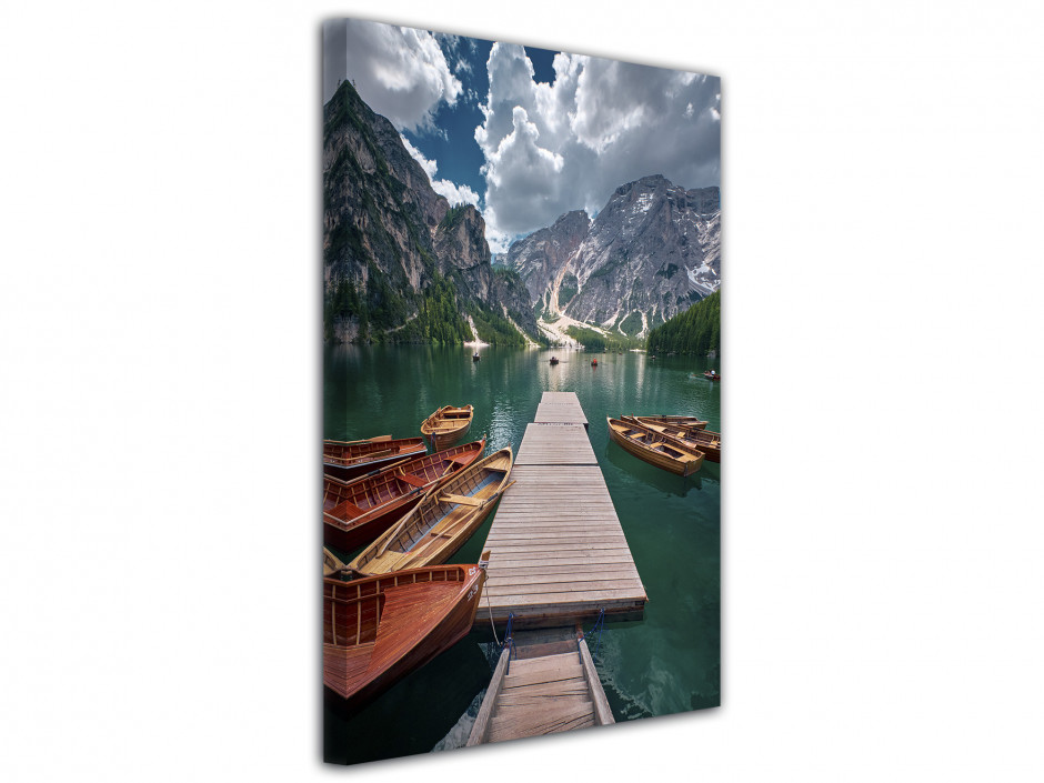 Tableau toile déco Pragser Wildsee