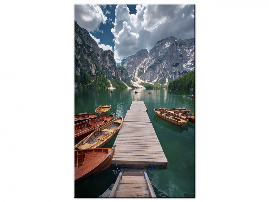 Tableau Aluminium déco Pragser Wildsee