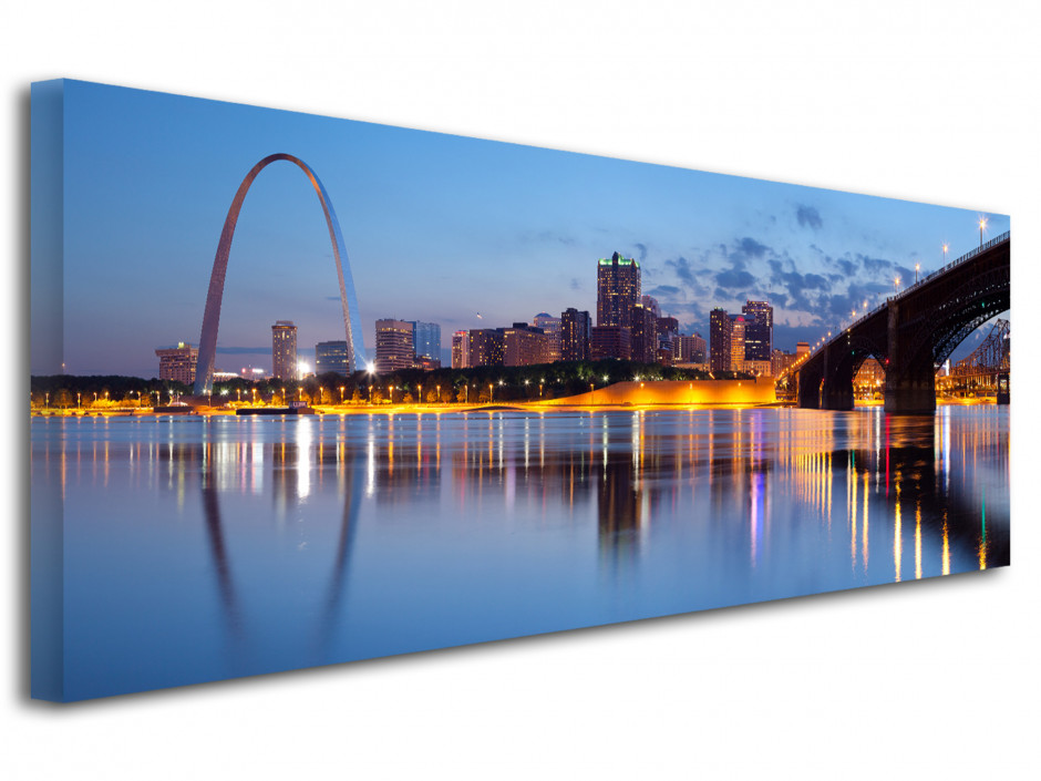 Tableau toile photo panoramique St. Louis City