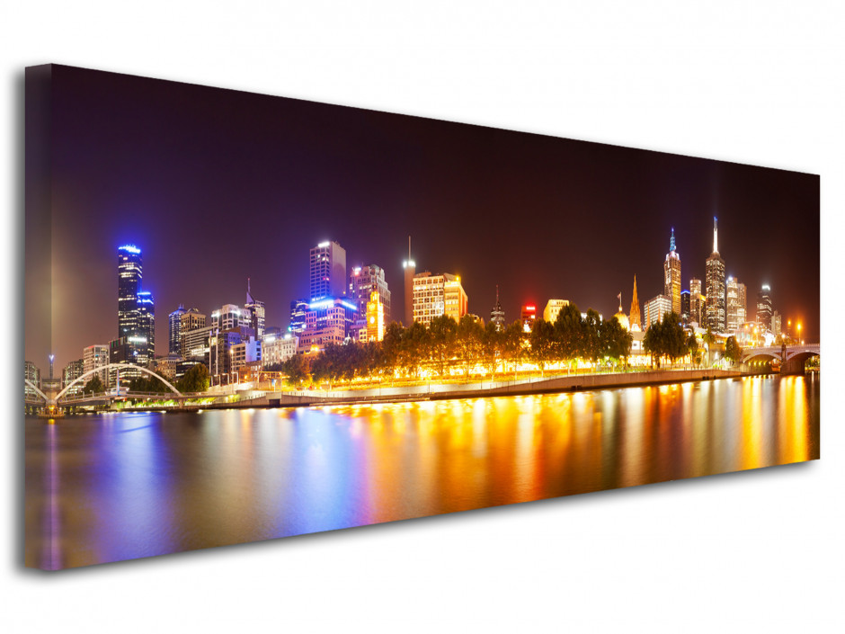 Tableau toile panoramique Yarra river Australie