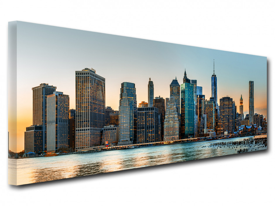 Tableau toile panoramique New York City skyline