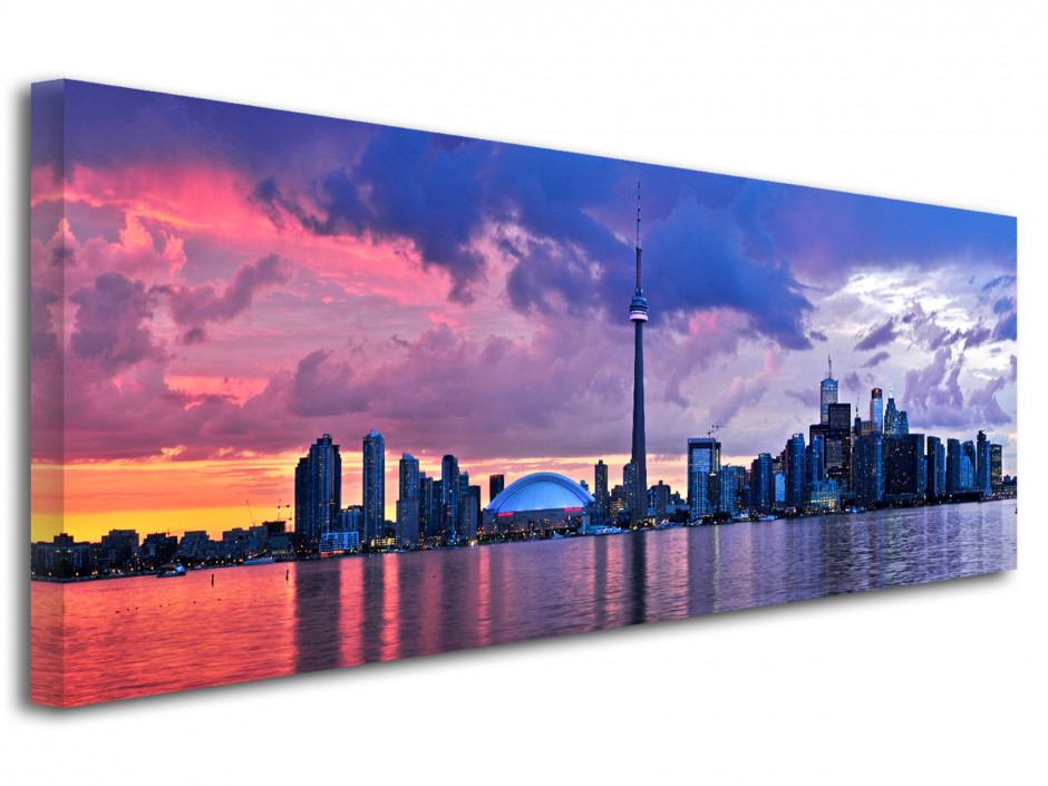 Tableau toile panoramique ville de Toronto Canada