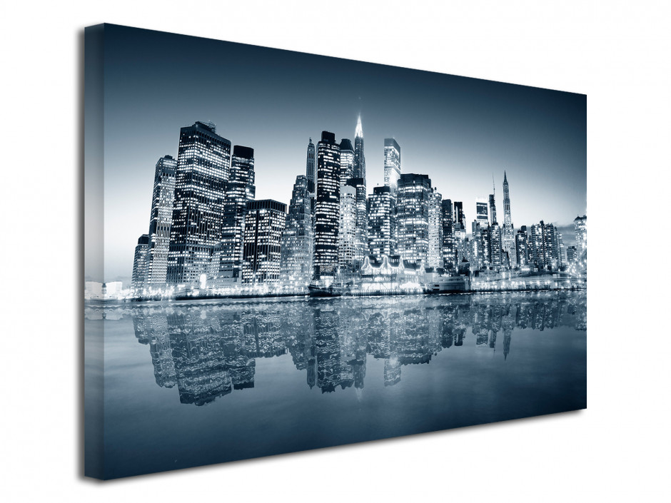 Tableau toile photo noir et blanc New York