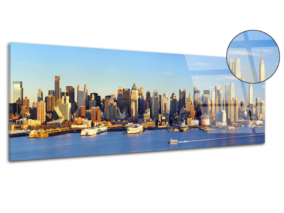 Tableau plexiglas panorama sur New York