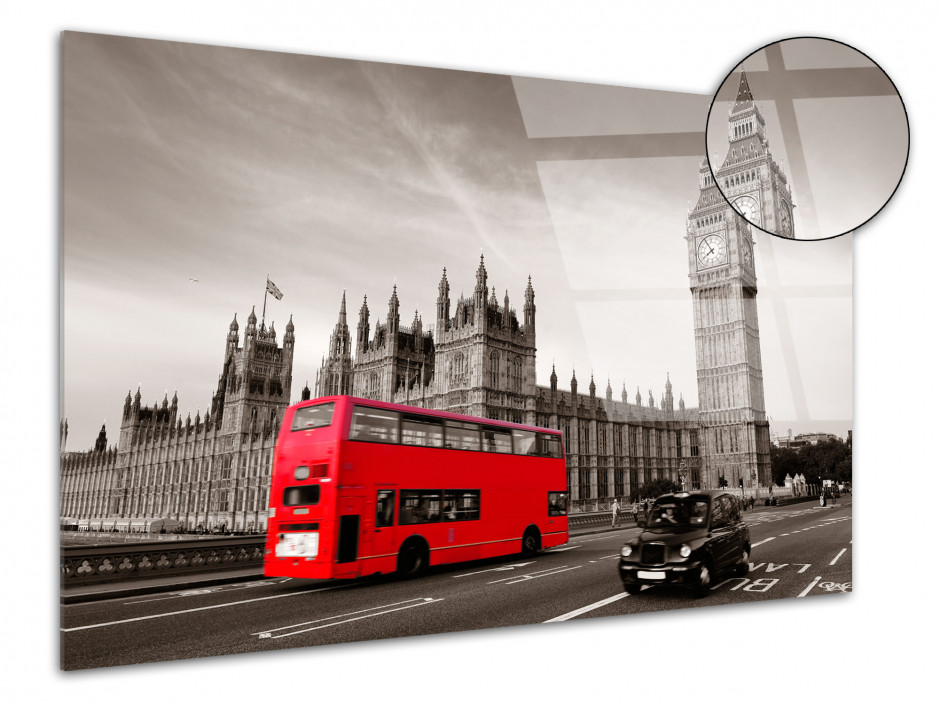 Tableau plexiglas deco Londres