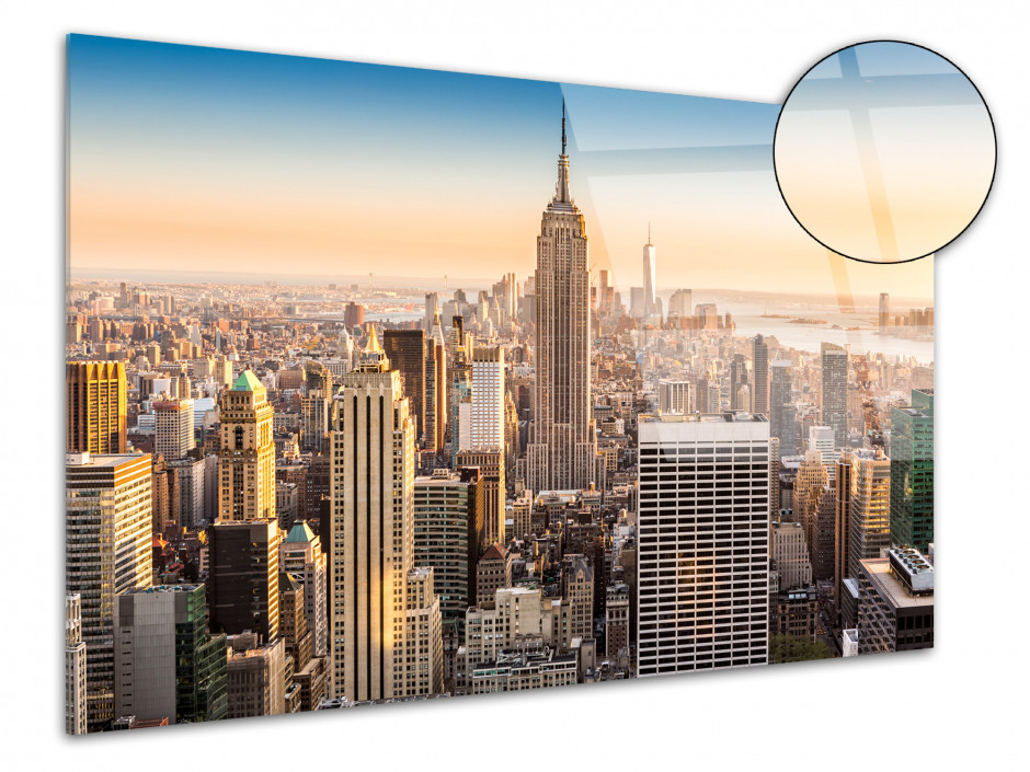 Tableau plexiglas photo sunrise to New York