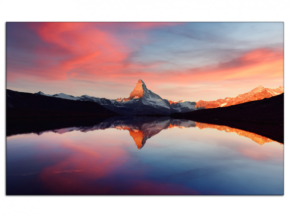 Tableau Auminium Paysage Le sommet du Matterhorn