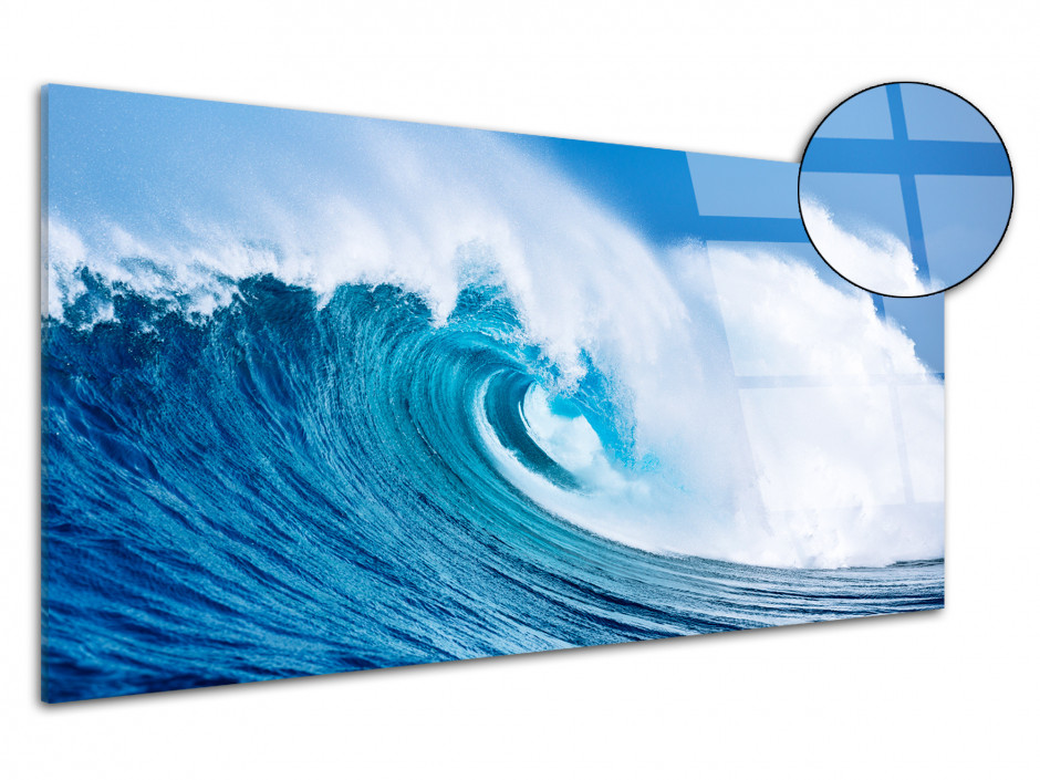 Tableau Plexiglas The Blue Wave