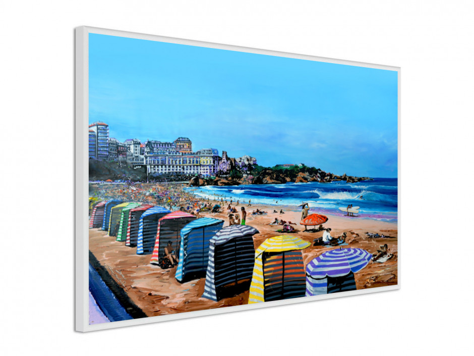 Affiche sous cadre Peinture de Biarritz