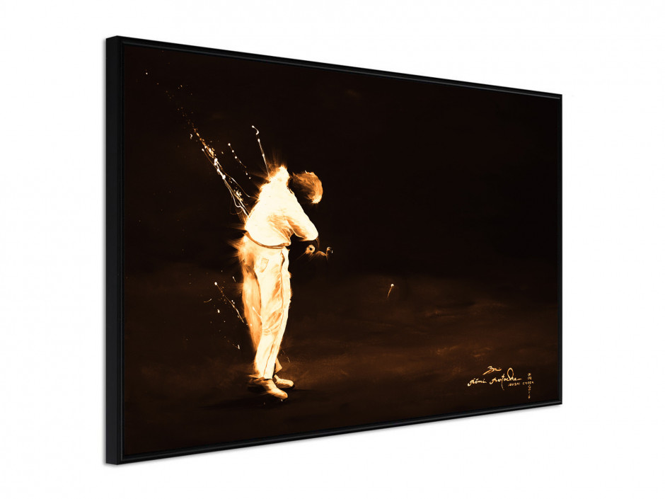 Affiche sous cadre Golf Swing