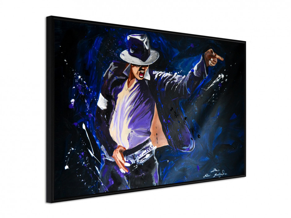 Affiche sous cadre King of Pop