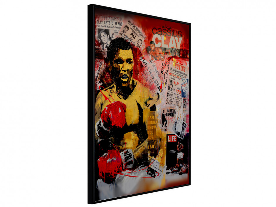 Affiche sous cadre Cassius Clay