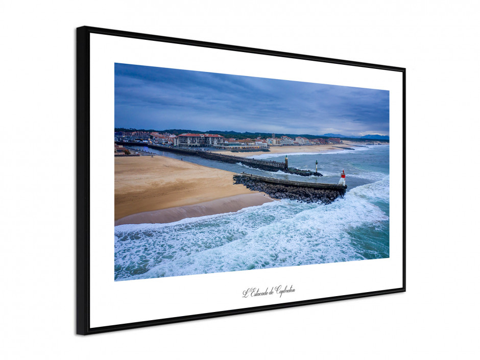 Poster sous cadre Capbreton plage