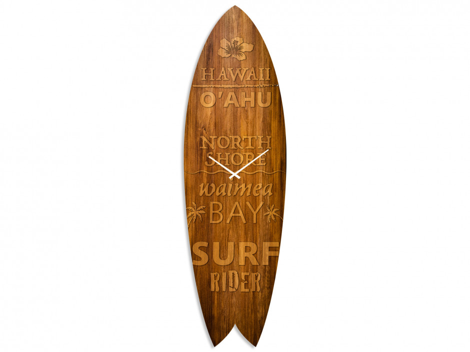 Horloge surf déco Waimea Bay