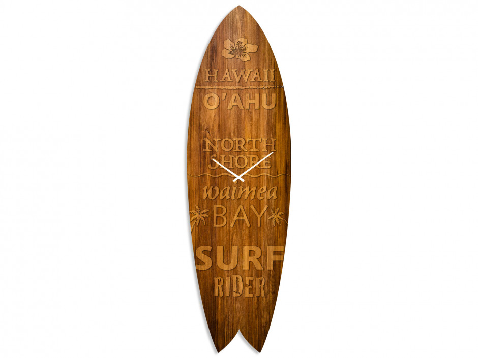 Horloge surf déco Waimea Bay