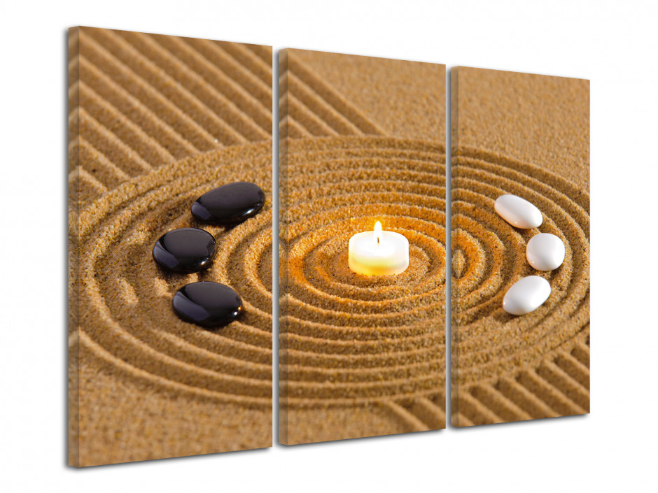 Tableau toile Yin Yang Zen Garden