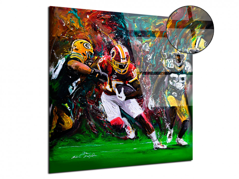 Tableau plexiglas reproduction Redskins