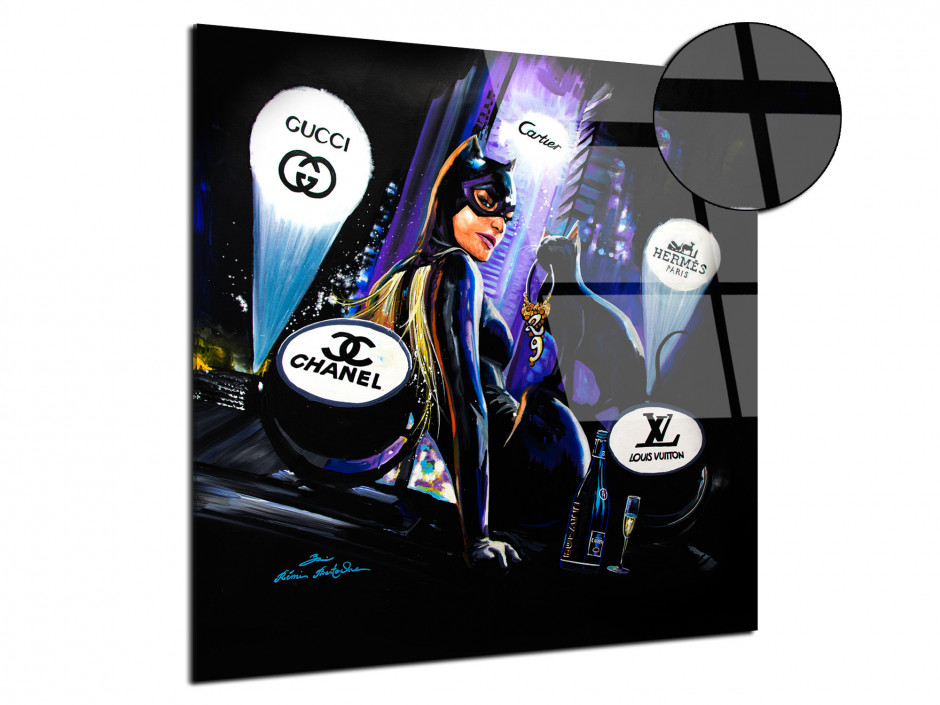 Tableau plexiglas reproduction Catwoman Brand