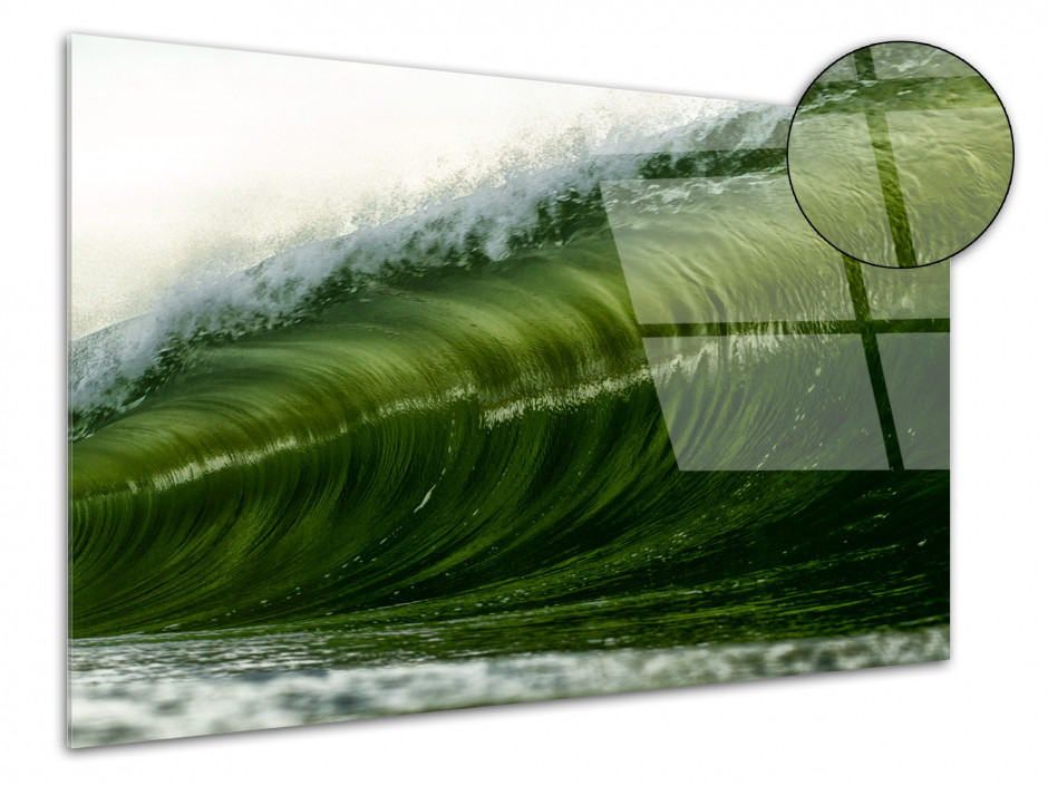 Tableau plexiglas Photo Green wave