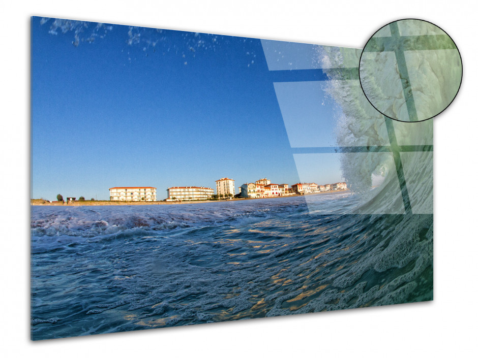 Tableau plexiglas photo Vague Hossegor