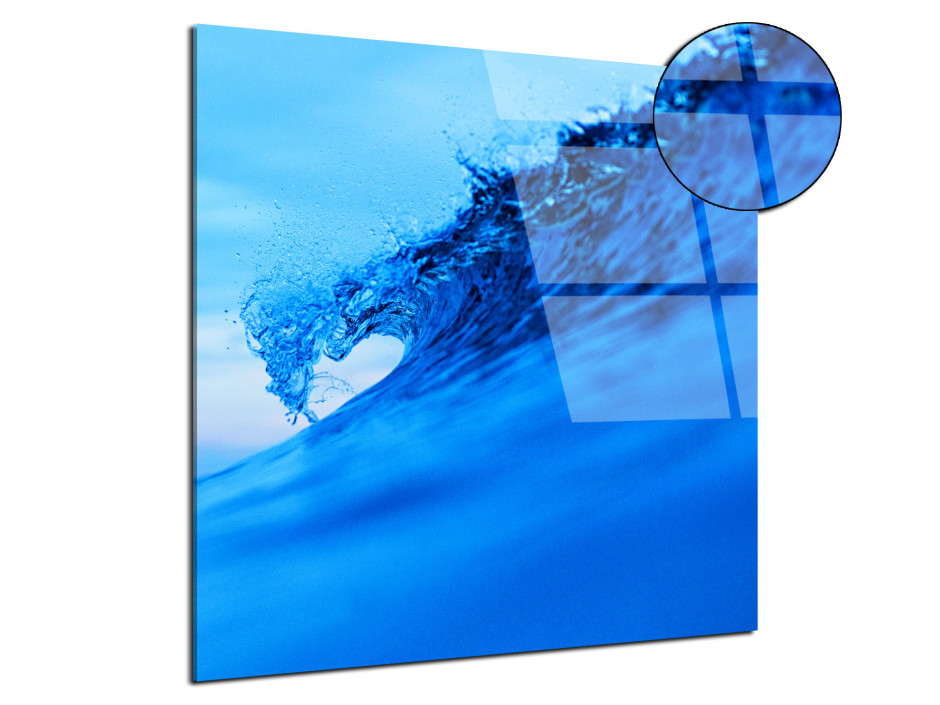 Tableau plexiglas photo déco Blue Wave