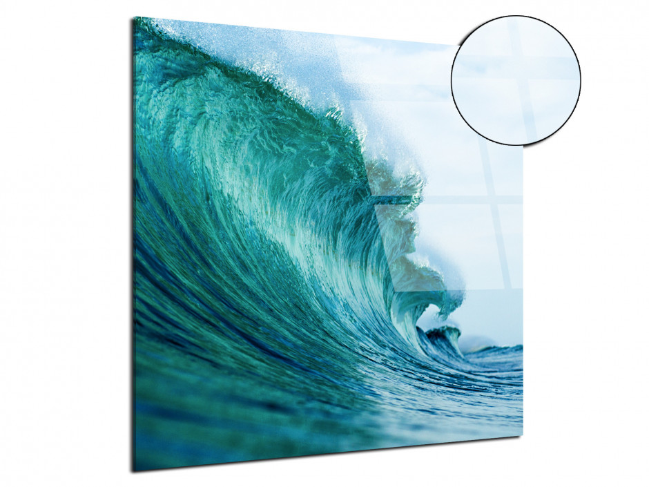 Tableau plexiglas décorative Green wave