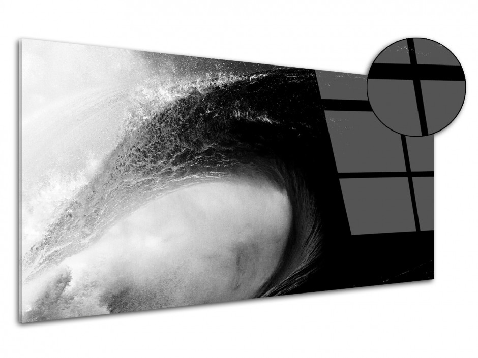 Tableau photo sur plexiglas Black Wave