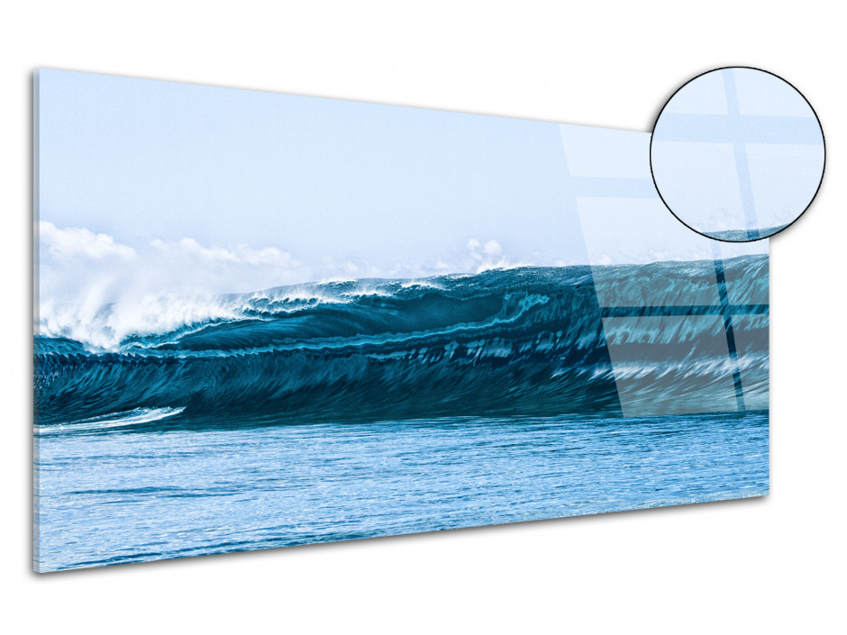 Tableau plexiglas photo grosse vague Teahupoo