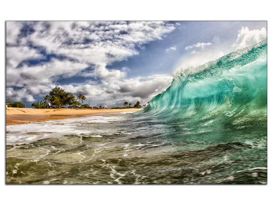 Tableau aluminium décoratif Le Shore Break