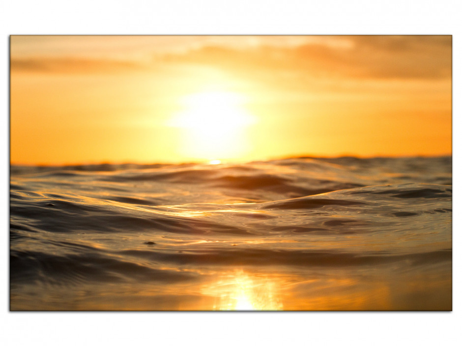 Tableau aluminium déco photo sunset sur l'océan