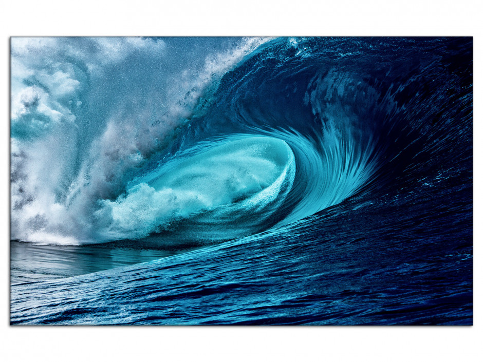 Tableau photo sur aluminium Vague Teahupoo