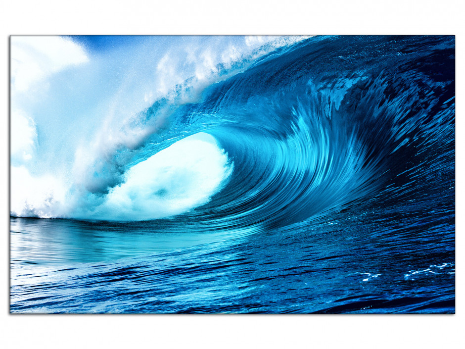 Tableau aluminium photo déco Vague Teahupoo