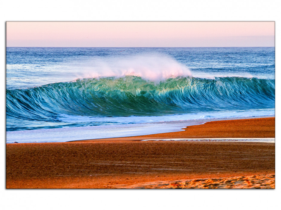 Tableau aluminium déco vague plage des Landes