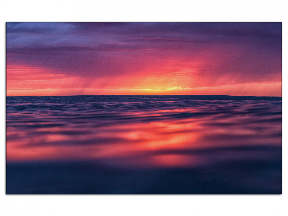 Tableau aluminium photo déco Sunset sur l'océan
