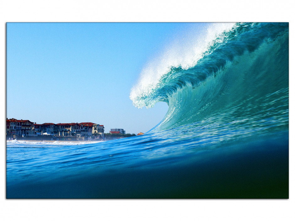 Tableau aluminium vague La Gravière Hossegor