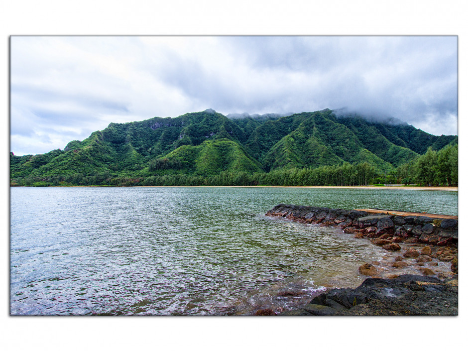 Tableau photo sur aluminium Paysage Tahiti