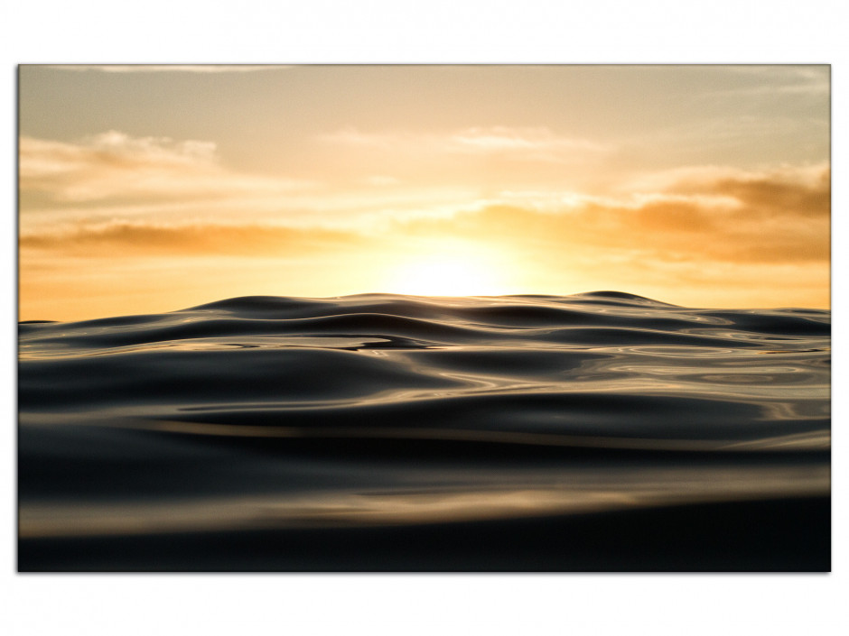 Tableau aluminium déco Water Sunset