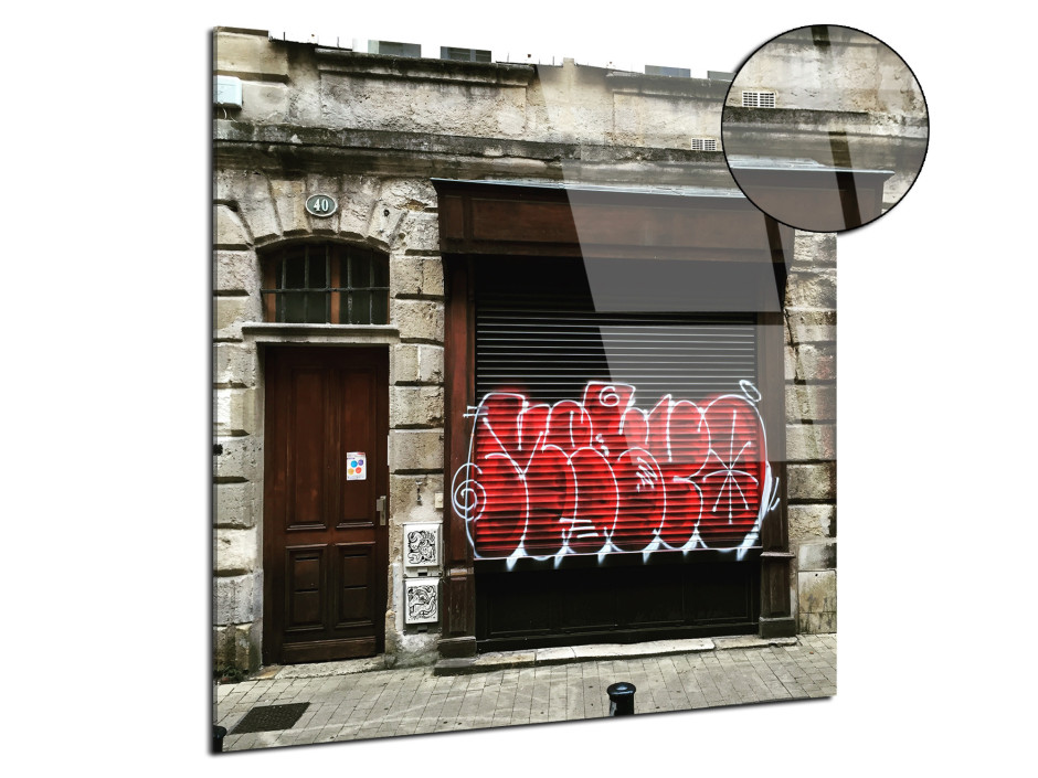 Tableau plexiglas déco Graffiti