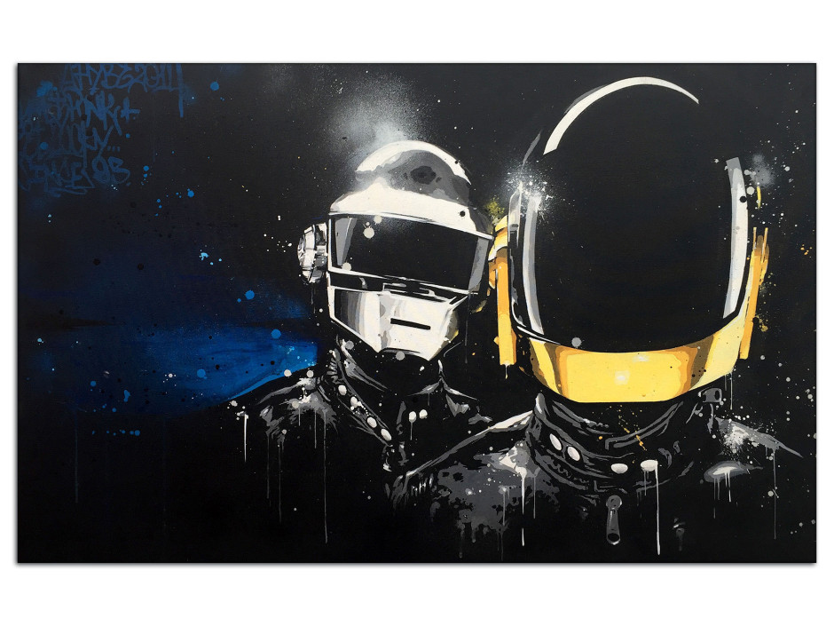 Tableau Aluminium déco DAFTPUNK