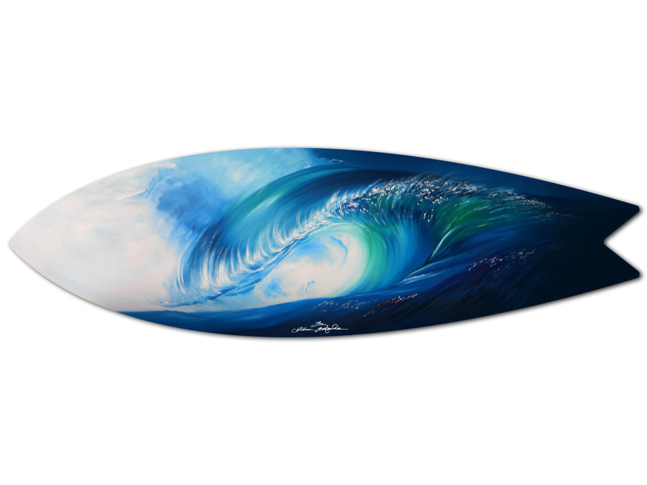 Planche décoratif Surf Blue Harmony design R.Bertoche