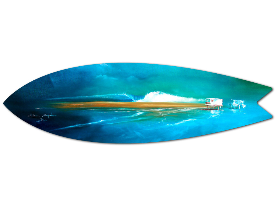 Planche de surfboard déco Esprit des Iles