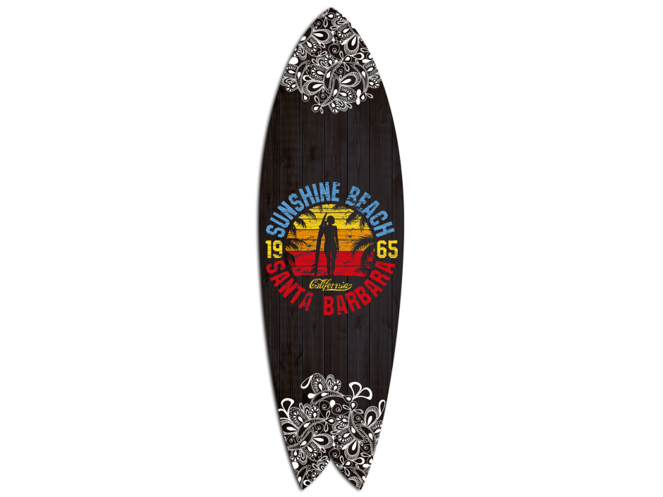 Planche surf déco Sunshine Beach