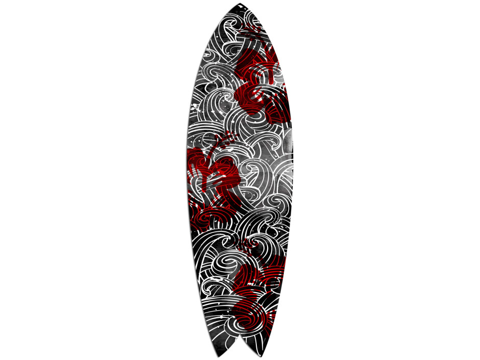 Planche de surf décorative Floral Surf