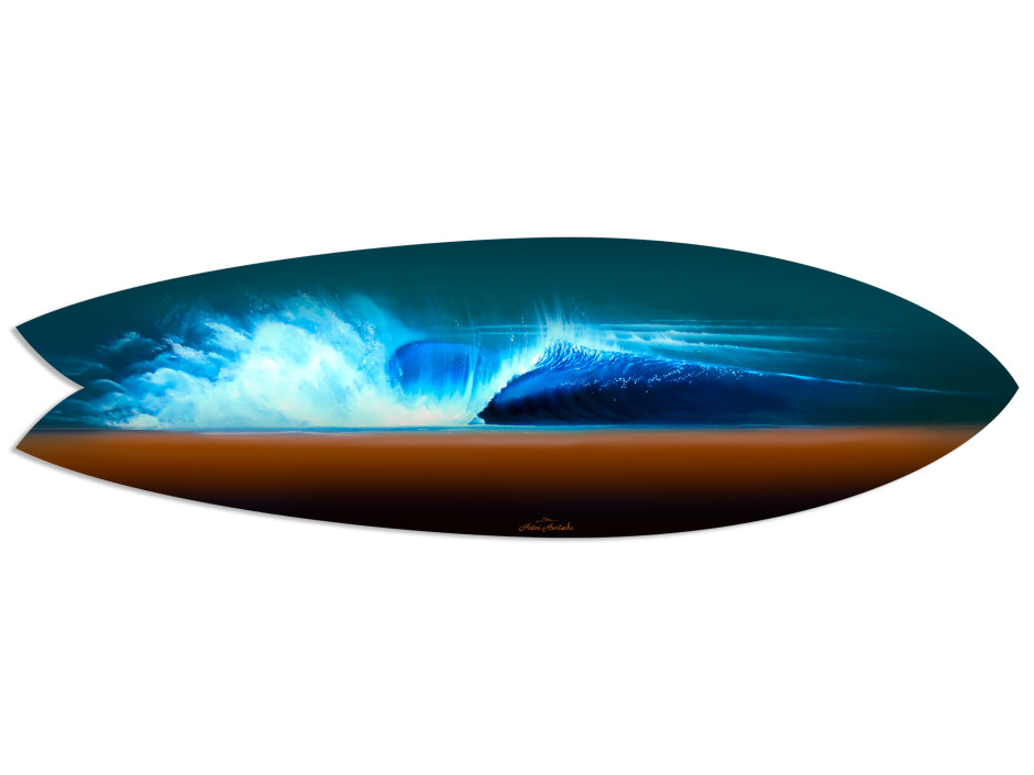 Planche de surf décorative Pipeline